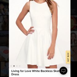 Lulus White Dress 