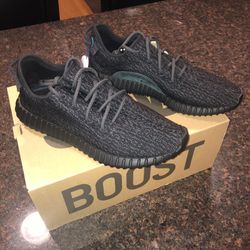 Adidas Yeezy Boost (contact info removed) Pirate Black, 11.5, Jordan, Boost, Primeknit, Black