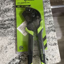 “Greenlee K111 Crimping Tool 8–1 AWG NEW”
