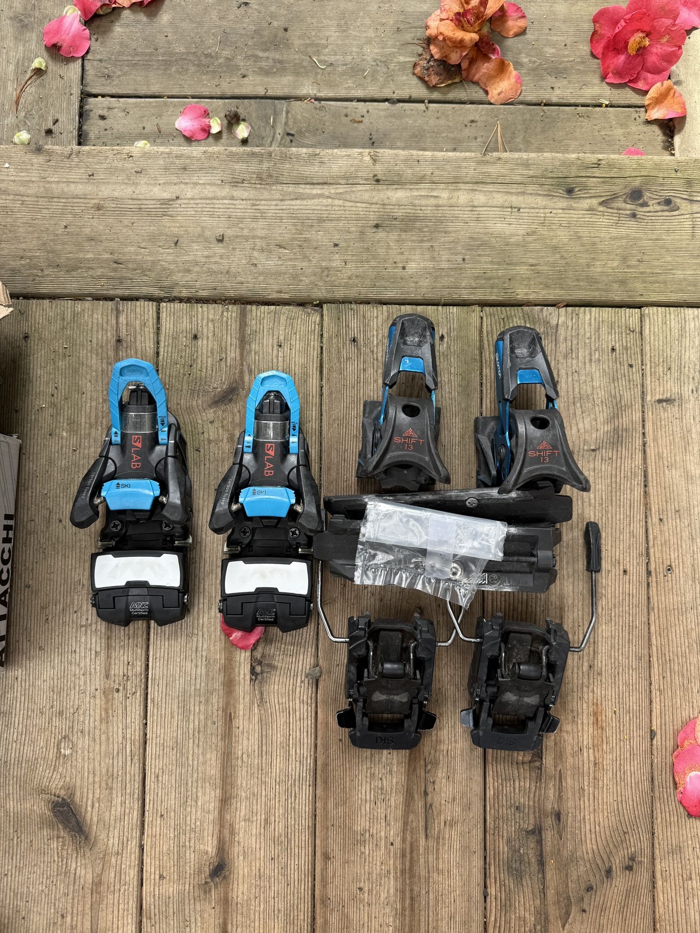 Salomon S-Lab Shift 13 Ski Bindings - Black/Blue - 100mm Brake