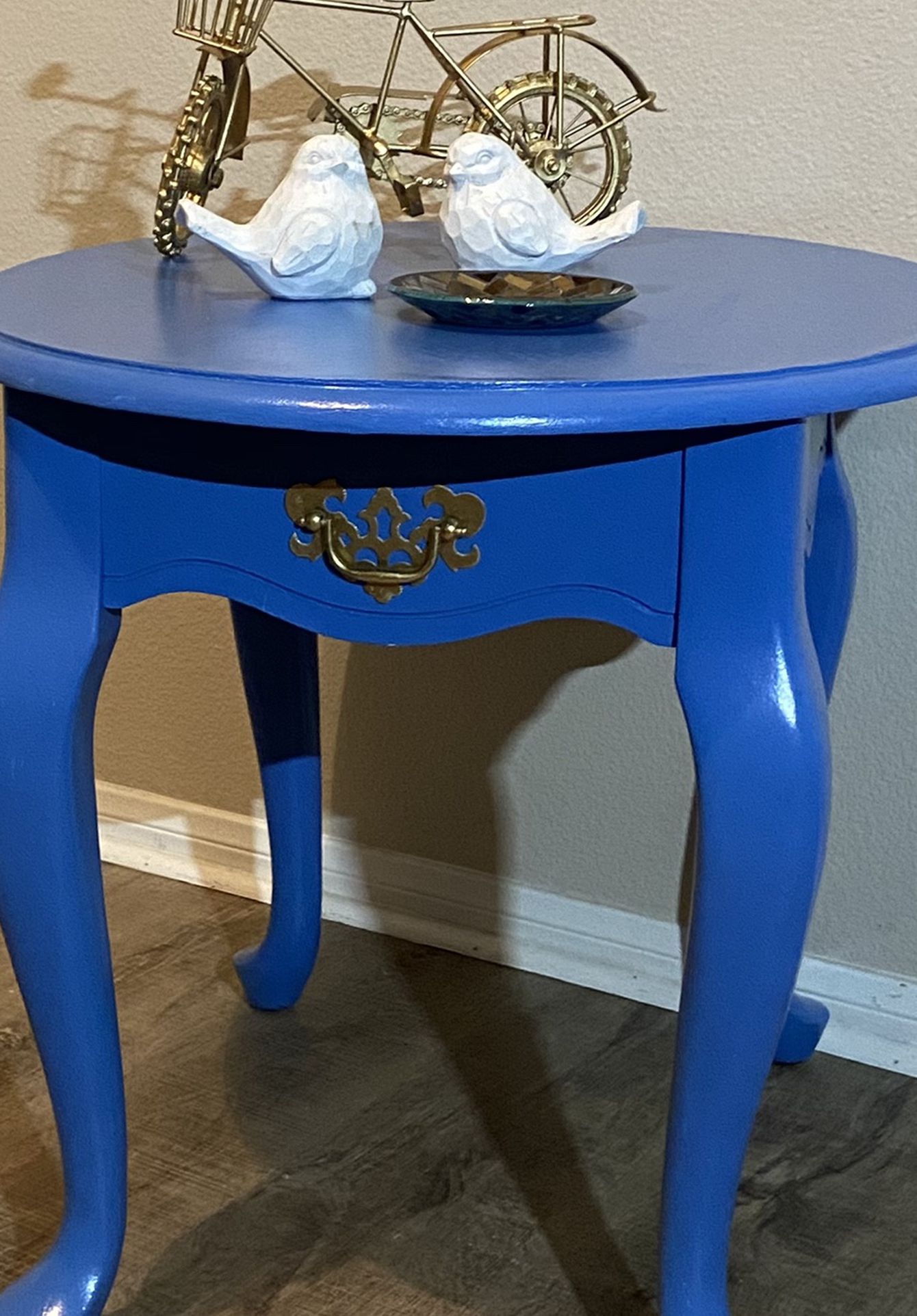 Blue Vintage Side table
