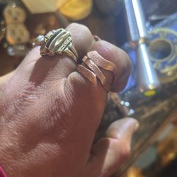 Size 10.5 Copper Ring  With Some Style 