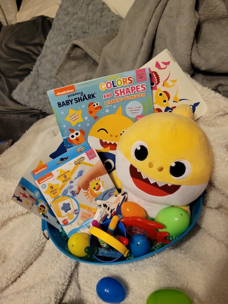 Baby Shark Easter Basket