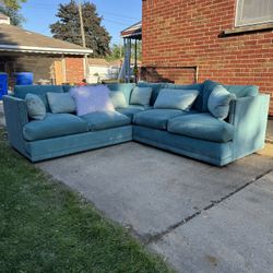 Teal Sectional Sofa