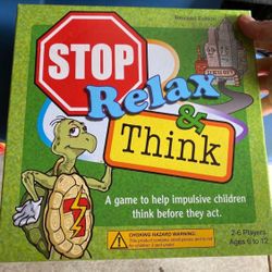 Kids Play Therapy Board Game: Stop, Relax & Think: A Game to Help Impulsive Children Think Before They Act $50