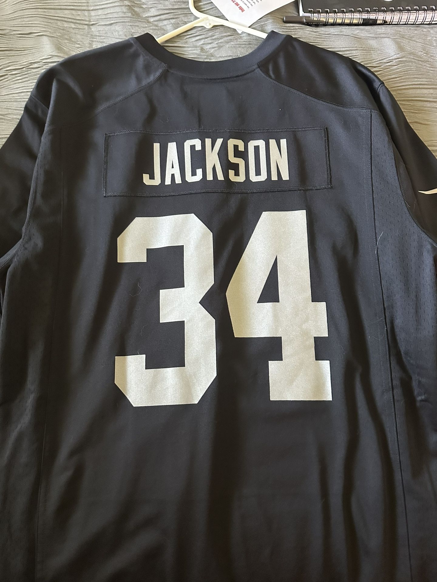 Brand New Raiders Bo Jackson XL Jersey