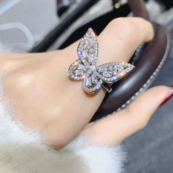 Oversized Butterfly Ring