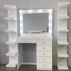 MAKEUP VANITY (Shelves sold separately) 