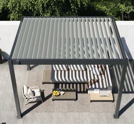 Paragon Lugano Louvered Aluminum Pergola ( NEW IN THE BOX )