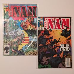 The Nam #1 & # 84 The Last Issue (Scarce)
