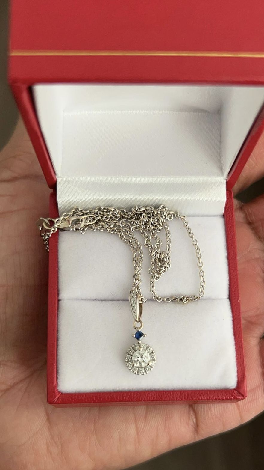 Vera Wang Matching Neckless and Earring Set