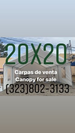 Carpas de venta 20x20