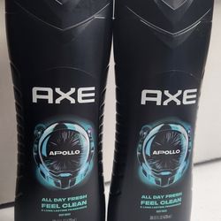 (2) Axe Bodywash, 16 oz ~ Apollo