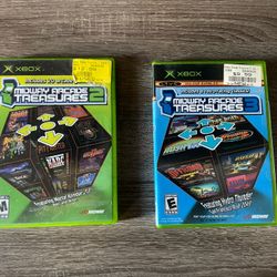 Midway Arcade Treasures 2 & 3 (Microsoft Xbox, 2005) Complete w/ manual