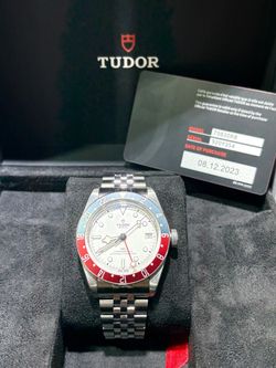 Tudor 42mm gmt box card papers buy sell trade Pepsi coke sprite Fanta 10k 14k 18k 22k 24k gold silver scrap
