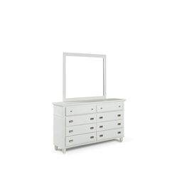 White Dresser With Mirror