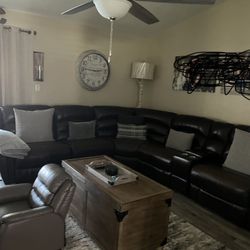 Brown Leather couch