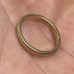 RARE ANTIQUE OB OSTBY BARTON 14K GOLD RING