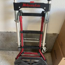 Milwaukee Foldable Hand Truck Dolly | Heavy Duty 
