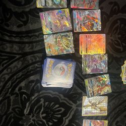 10 RARE POKEMON CARDS + 100 ENERGIES