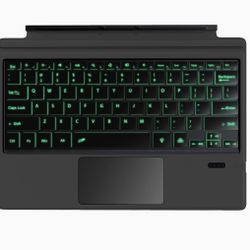 Gokruibsr Microsoft Surface Pro Type Cover,Ultra-Slim Portable Bluetooth Wireless Keyboard with Touchpad for Surface Pro 3/4/5/6/7 Built-in Rechargeab