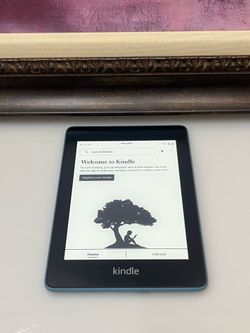 Amazon Kindle Paperwhite 10th Generation Blue 8GB Wi-Fi 6” w/ Charger - $59