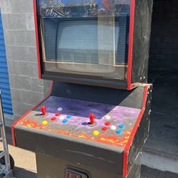 Pyros Arcade Video Game Installed In A Narc Cabinet
