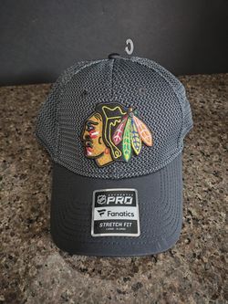 Chicago Blackhawks NHL Baseball Hat - Fanatics Stretch Fit Large - XLarge