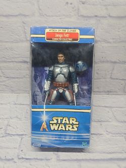 2002 Hasbro Star Wars Attack Of The Clones 12” Jango Fett