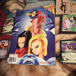 Dragon Ball Z Lot Magazine And Cards