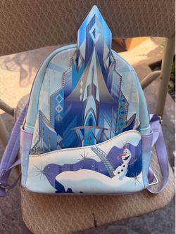 Loungefly Frozen Castle Olaf Mini Backpack used