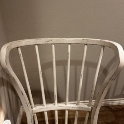 White Farmhouse Dining Room Chairs (4)