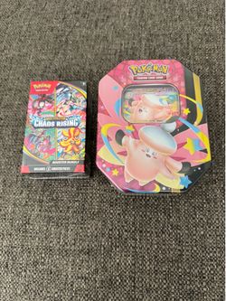 NEW/SEALED Chaos Rising Booster Bundle + Mega Clefable EX Tin (10 total packs) - Pokemon TCG