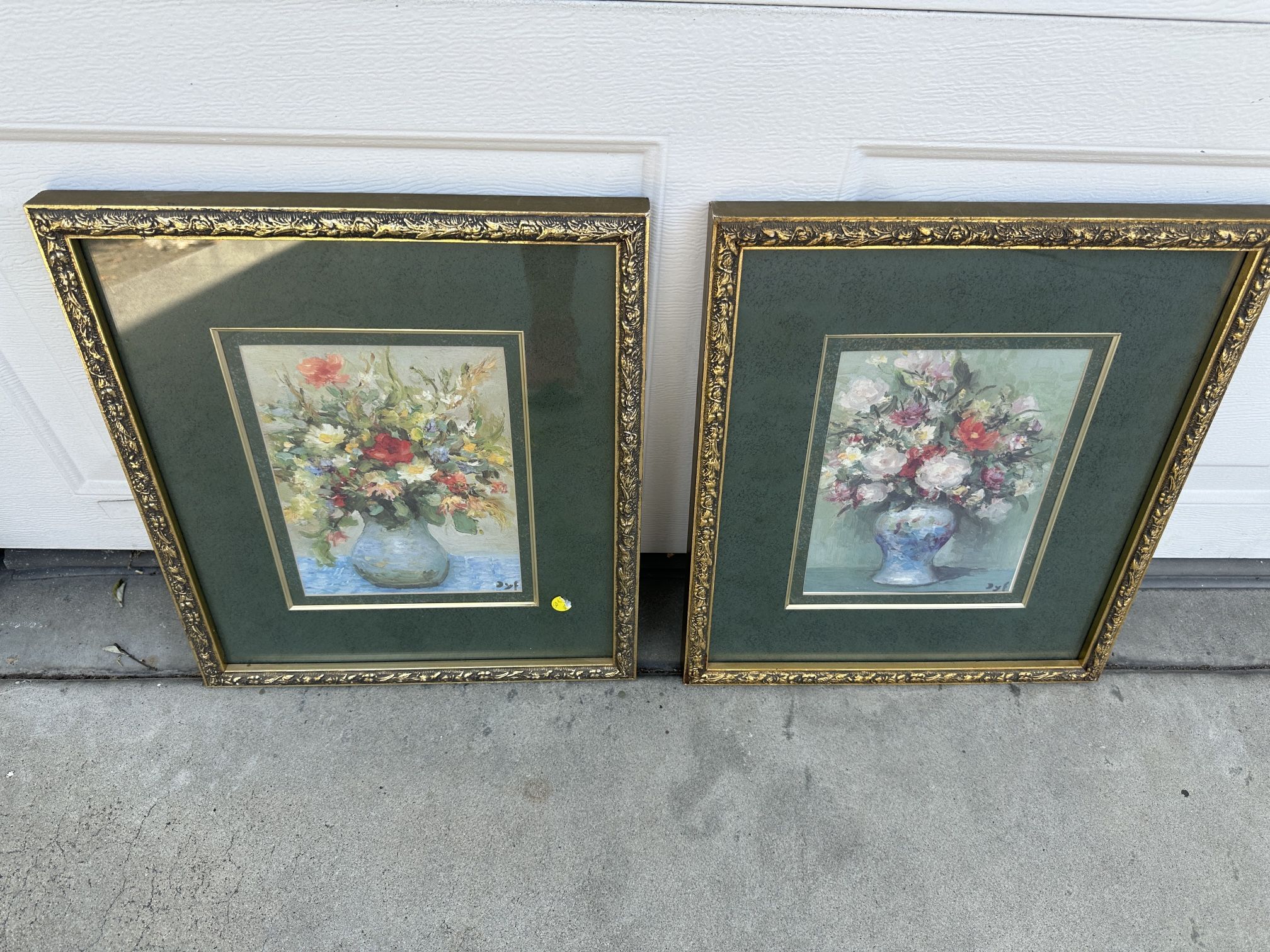 Pair of Vintage Marcel Dyf Framed Art Prints
