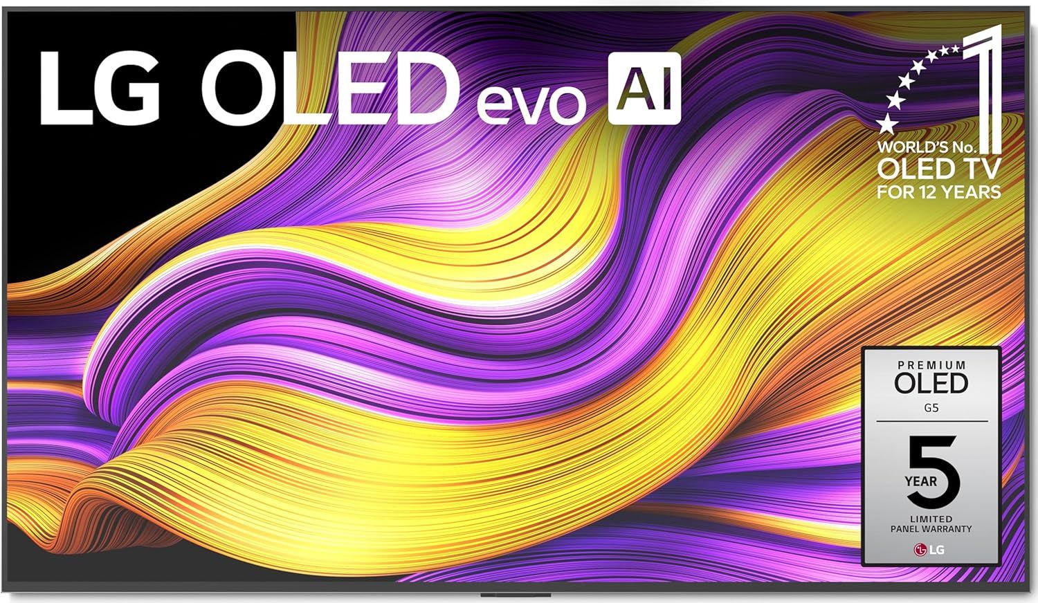 LG 55-Inch Class OLED evo AI 4K G5 Series Smart TV w/Dolby Atmos