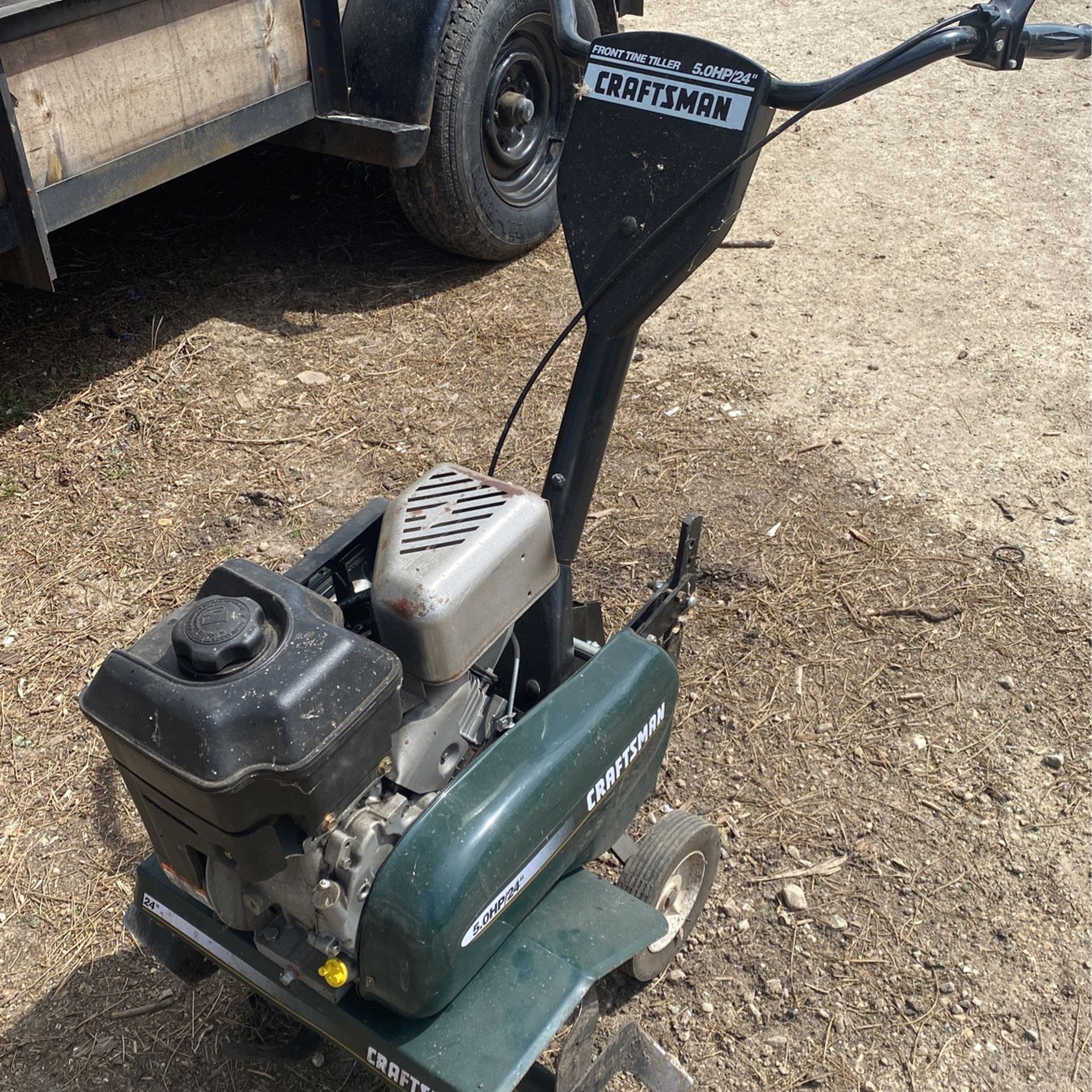 Craftsman 24 inch, 5 hp Rototiller for Sale in Huntley, IL OfferUp