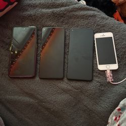 Two Moto’s One Samsung And One iPhone