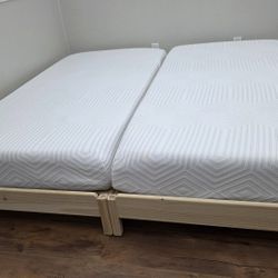 2 Twin Mattresses And Frame