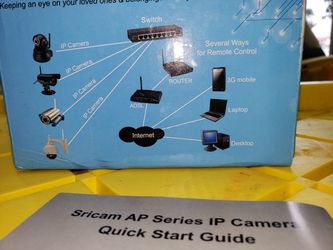 Complete ip nanny cam with high res. Night vision.