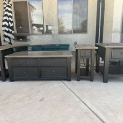 Tyler Creek 4 piece Living Room Table Set