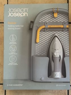 Joseph Joseph Pocket Max Portable Folding Tabletop Ironing Board, 35". MSRP $99