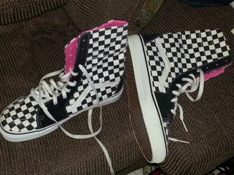 Vans black and white checkered