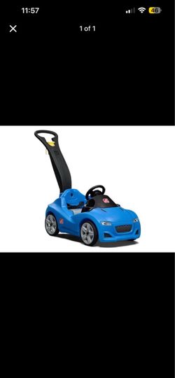 Step 2 blue car ride on