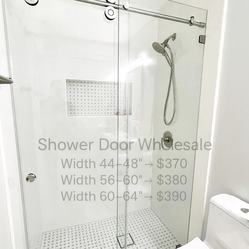Frameless Shower Sliding Doors