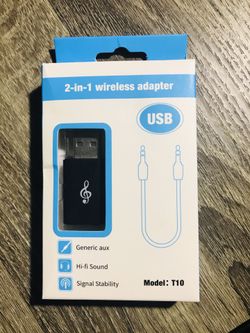 Bluetooth transmitter with 3.5mm aux