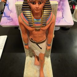 Luxor Las Vegas Gift Collection Egyptian King Tut Pharaoh Bookend Statue