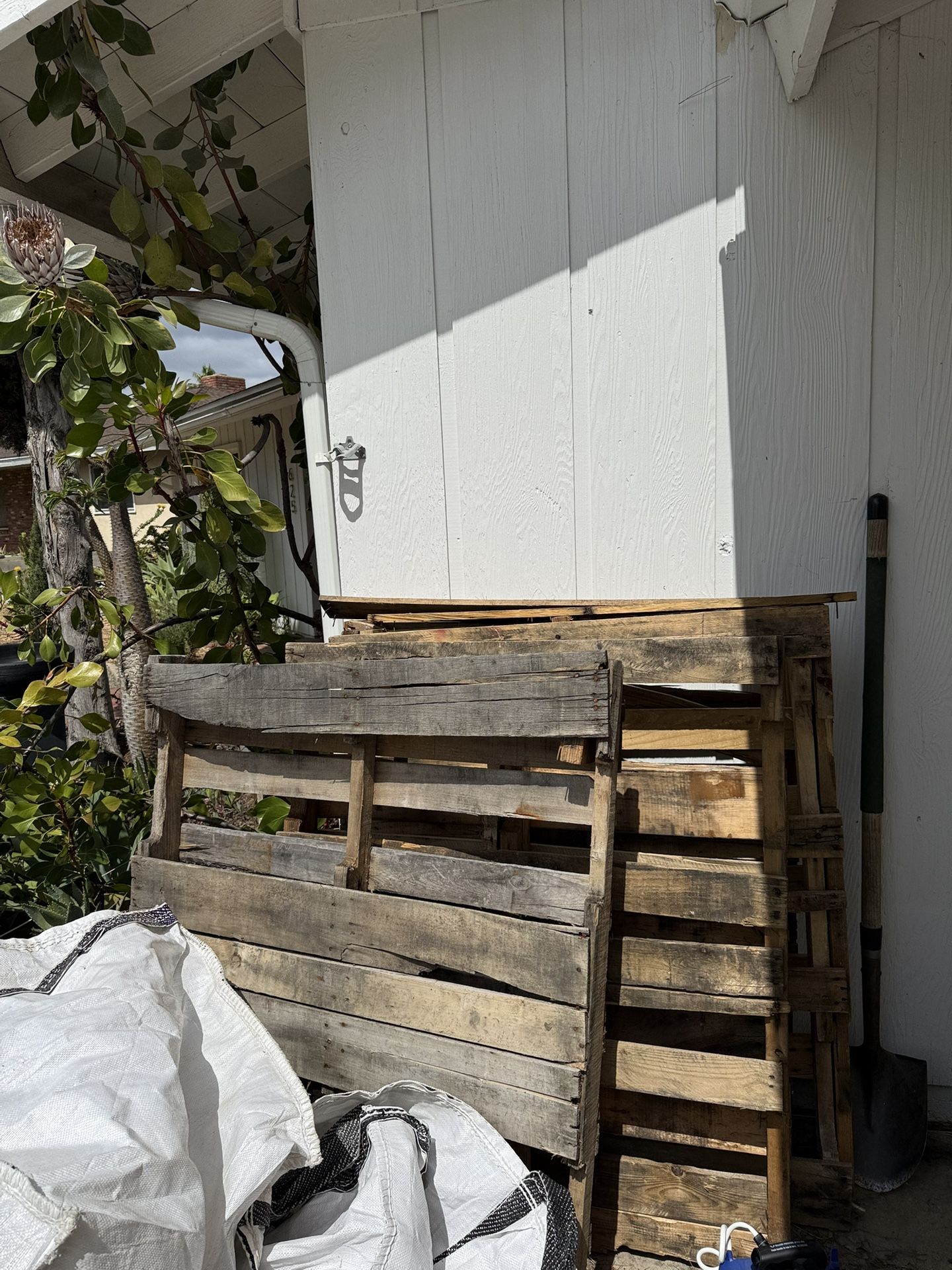 Free Wood Pallets First Come First Serve