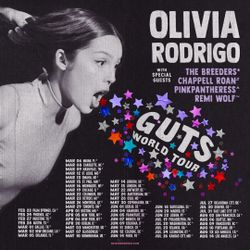 Olivia Rodrigo GUTS tour tix (3) 8/13 Los Angeles 