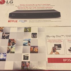LG BLU-RAY DISC/DVD PLAYER 