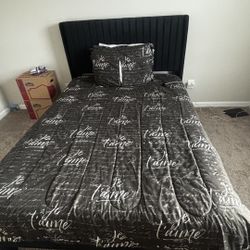 Full Size Bed Frame & 8 Inch Mattress 